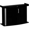 Diversa stolík Comfort 80x35x67 cm oblúk, čierny