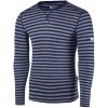 Pánske tričko Zulu Merino 160 Long Veľkosť: M / Farba: modrá/sivá