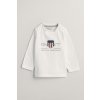 TRIČKO GANT ARCHIVE SHIELD LS T-SHIRT WHITE
