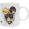 Attack on Titan keramický hrnček Chibi Trio 320 ml