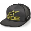 Kšiltovka RIDE 4.0ER, ALPINESTARS (šedá/černá/žlutá)