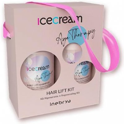 Inebrya Ice Cream Age Therapy Hair Lift Kit regeneračný šampón 300 ml + regeneračný kondicionér 300 ml darčeková sada