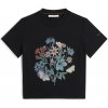 Icebreaker Merino 150 Tech Lite SS Crop Tee NZ Flora Women čierna