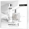 Olival Crystal hydratačné telové mlieko 200 ml + multifunkčný suchý olej s trblietkami na tvár, telo a vlasy 50 ml kozmetická sada