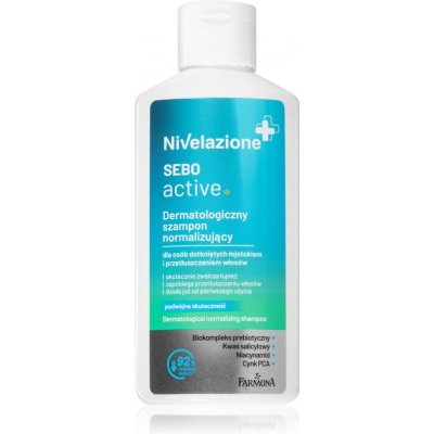 Farmona Nivelazione Sebo Active normalizačný šampón pre mastnú a podráždenú pokožku hlavy 100 ml