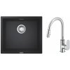 Súprava granitový drez Grohe K700 31653AP0, kuchynská batéria Oltens Lista 35202100