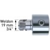 Karnasch 201234 | Príslušenstvo pre MINI-LINE 8 adaptér WELDON 19 mm/ 3/4 pre jadrové vŕtačky