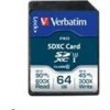 Verbatim pamäťová karta SDXC Pro, 64GB, SDXC, 47022, UHS-I U3