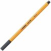 Popisovač STABILO point liner 88 čierno šedý