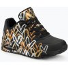 Dámske topánky SKECHERS Uno Metallic Love black/metallic