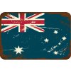 Ceduľa vlajka Austrália 30cm x 20cm Plechová tabuľa