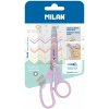 Školské nožnice Milan Pastel, 13,4 cm, fialové