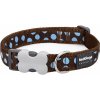 Red Dingo Blue Spots on Brown 12 mm × 20 – 32 cm