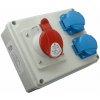 SEZ DK a.s. Zásuvková rozvodnica - ROSP 1630 - 2x230V 1x16A/400V 4P