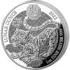 Strieborná minca Rok Tigra Rwanda 1 Oz 2022 Proof