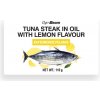 GymBeam Steak z tuniaka v oleji s citrónovou príchuťou 110 g