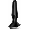 Satisfyer Plug-ilicious 2 - Vibračný korek, silikón, čierny