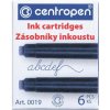 Centropen Atramentové bombičky 0019 6 ks modré
