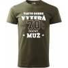Pánske tričko Takto dobre vyzerá 70 ročný (Darček k 70 narodeninám)