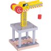 Bigjigs Rail Velký jeřáb žlutý