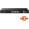 Tenda TEG2220P-16-250W Gigabit Websmart L2 Cloud PoE+ Switch 230W, 16x1Gb/s PoE+, 2xRJ45, 2xSFP,Rack 75012021