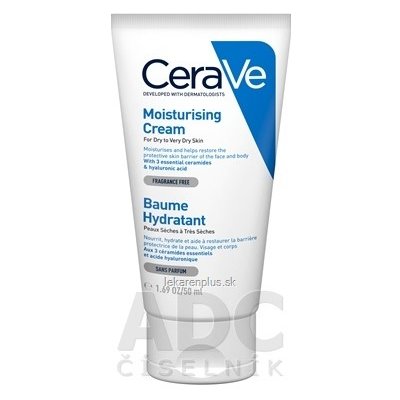 CeraVe HYDRATAČNÝ KRÉM na suchú až veľmi suchú pokožku 1x50 ml