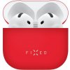 FIXED Silky na Apple AirPods 4 červené FIXSIL-1473-RD