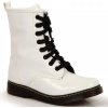 Warm lacquered boots Kornecki Jr KOR6017A white (106739) 28