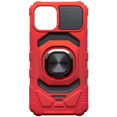 Púzdro mobilNET plastové iPhone 12 Pro, červené Force