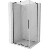 Mexen Velar L sprchový kút posuvný 110 x 75 cm, transparentný, brúsená šedá - 871-110-075-03-66