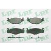 Sada brzdových platničiek kotúčovej brzdy LPR 05P225