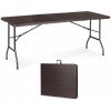 MODERNHOME Skládací cateringový stůl Impro 180 cm hnědý