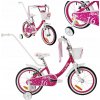 ROWEREK DZIECIĘCY 16 CALI HLINÍKOVÝ BICYKEL PRE DIEVČATKO S VODIČOU TYČOU
