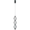 | ITALUX PND-34403-3V-BK - LED luster na lanku SEVILLA LED/15W/230V 3000K čierna | PND-34403-3V-BK