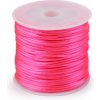 Šnúra Ø1mm saténová návin 30m - 1 ks 27 ružová neon
