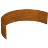 Zahradný kruhový obrubník CORTEN Ø 60 cm