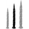 Long Tail Dildo M 42 x 4,5 cm Black - gb13467