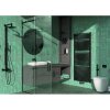 Kúpeľňový radiátor Rotheigner SWING-M 1810 x 745 mm matne čierny prípojka uprostred dole