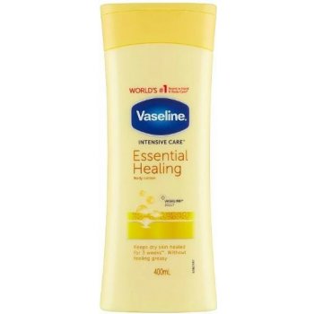 Vaseline Essential Healing telové mlieko hydratačné Intensive Care, With Micro-Droplets Of Vaseline Jelly 400 ml