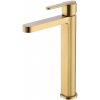 Imex ROMA stojanková vysoká umývadlová batéria kartáčované zlato BDR001-3OC