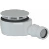 POLYSAN Kúpeľňový sifón, priemer 90 mm, DN40, nízky, uzáver biely 17916W