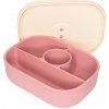 Lulaby silikónový obedár Rose Pink