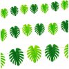 HAVAJSKÁ GIRLANDA TROPICKÉ LISTY 5 M BANNER S LISTAMI HAVAJSKÁ ALOHA
