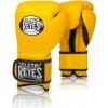 Boxerské rukavice Cleto Reyes Velcro Training - žltá 16oz