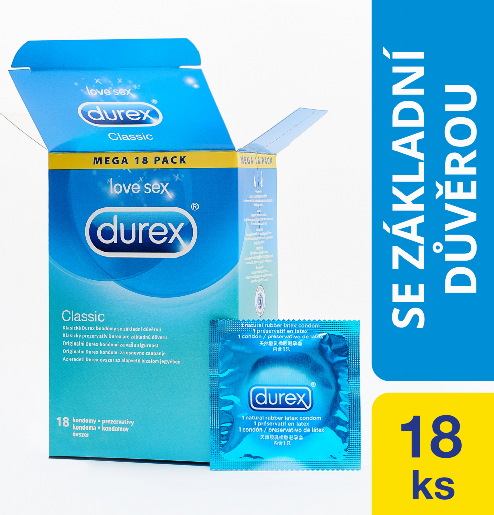 Durex Classic 18 ks od 6,99 € - Heureka.sk