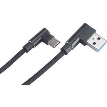 Akasa AK-CBUB39-10BK USB2.0 Typ-A na Typ-C, 100cm, černý