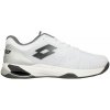 Pánska obuv Lotto Mirage 100 II Clay - all white/asphalt/vapor gray - Biely, Sivý (42)