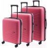 Cestovné kufre set 3ks Gladiator FLOW S,M,L 211 L ružová