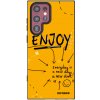 Picasee silikónový čierny obal pre Samsung Galaxy S22 Ultra 5G - Enjoy