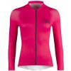 Force CHARM LADY ružový dámsky cyklodres - dl. rukáv - L